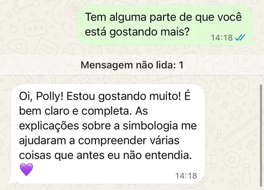 Depoimento de aluna
