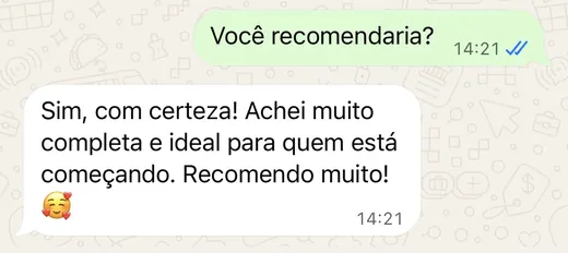 Depoimento de aluna