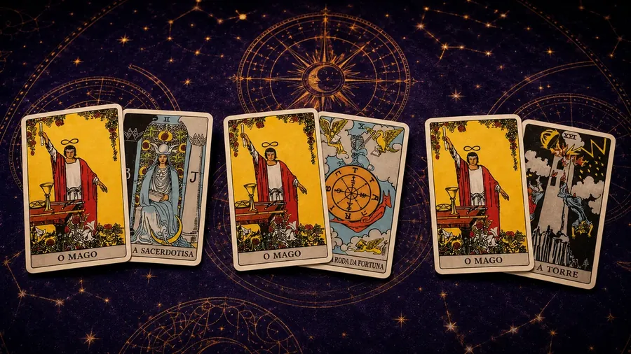 Combinação entre cartas do Tarot
