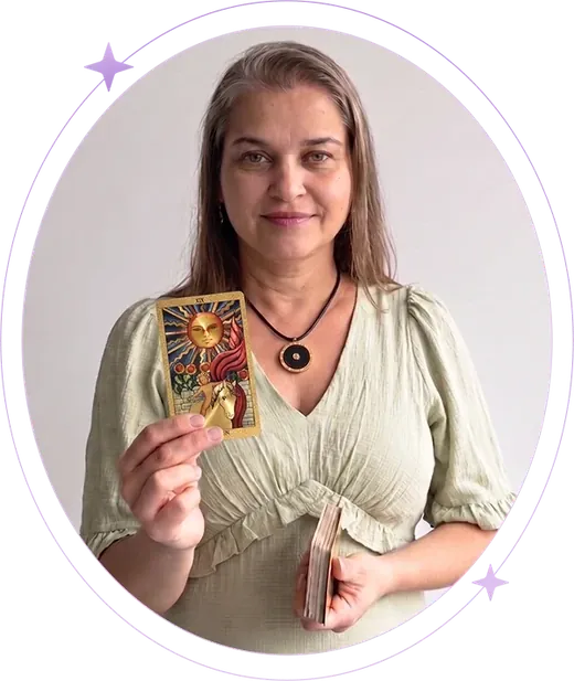 Polly Liuti, sua professora de Tarot